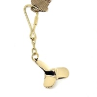 Brass Propellor Key Chain