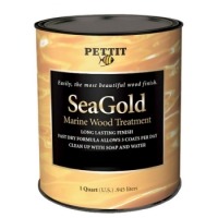 Pettit SeaGold Satin Marine Wood Treatment 946 ml.