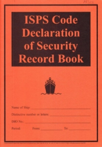 Maritime Progress ISPS Code Declaration of Security Record Book