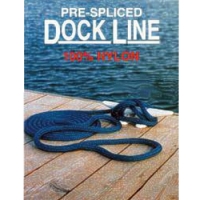 Dock Line - 5/8" x 30' Pre-Spliced Double Braid Nylon