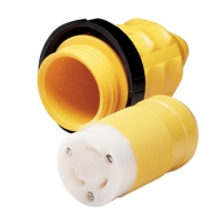 Marinco 305CRCN.VPK 30A 125V Female Connector with Boot