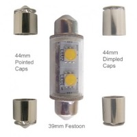 Dr LED Festoon Star 36-44mm LED Navigation Light Bulbs 12V