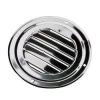 Round Louvered Vent 4" Stainless Steel
