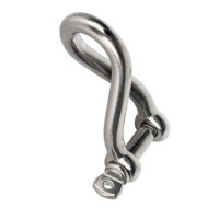 Economy Forged 316 Stainless Twisted Shackles