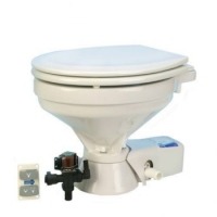 Jabsco 37045-3092 Quiet Flush Electric Compact Toilet Fresh Water