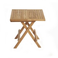 Teak Folding Side Table - Square