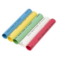 Ancor 304503 3/8" Adhesive Lined Heat Shrink Tubing Assorted Colors 5 Pack