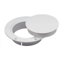 Marinco Snap-In Deck Plate 4" White N10864DW