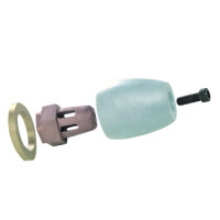 Propeller Nut Anodes Complete including Insert and Hardware - Zinc