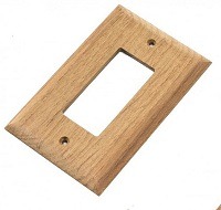 Teak Ground Fault Outlet Cover Receptacle Plate 60171