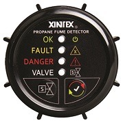 Xintex Propane Fume Detector with Alarm & Solenoid P-1BS-R