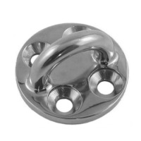 Pad Eye Cast Stainless Steel 2-1/4" Diameter 4 Hole