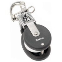 Barton Small Snatch Block with Stainless Snap Up to 1/2" Line