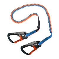 Spinlock DW-STR/02E/C Single Elasticated Performance Safety Line with 2 Clips