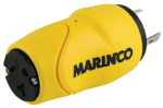 Marinco EEL Straight Adapter 15A Female to 30A Male S30-15