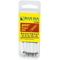 Blue Sea 5 Piece AGC Fuse Pack - Assorted Amperages