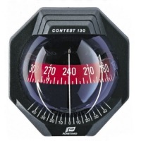 Plastimo Contest 130 Compass Black with Red Card