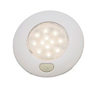 Victory LED Slim Design 3" Round Light with Push Button Switch