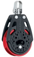 Harken 2135.RED 57mm Single Carbo Ratchet Block with Swivel Red