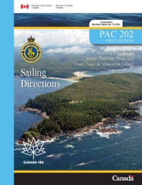 Sailing Directions Discovery Passage to Queen Charlotte Strait First Edition 2016